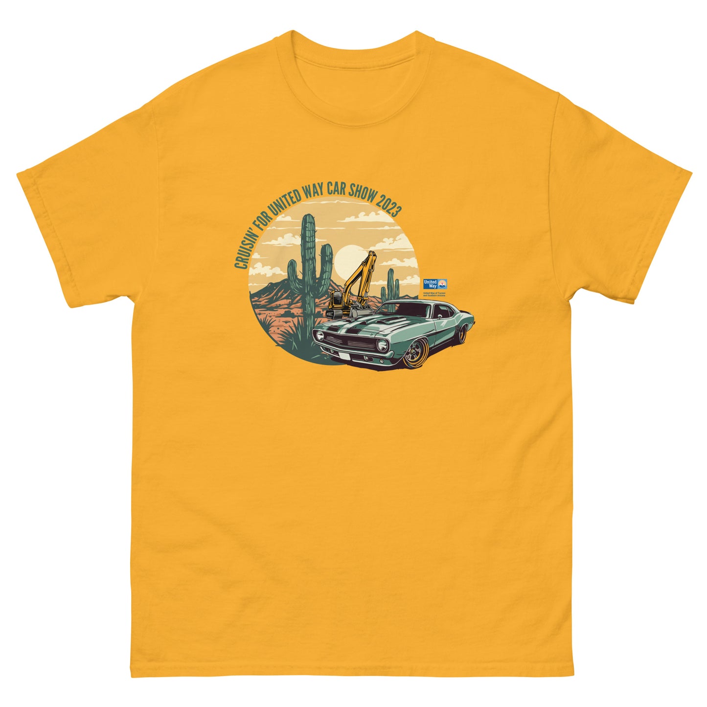 Crusin' for United Way 2023 Car Show Unisex Classic Tee