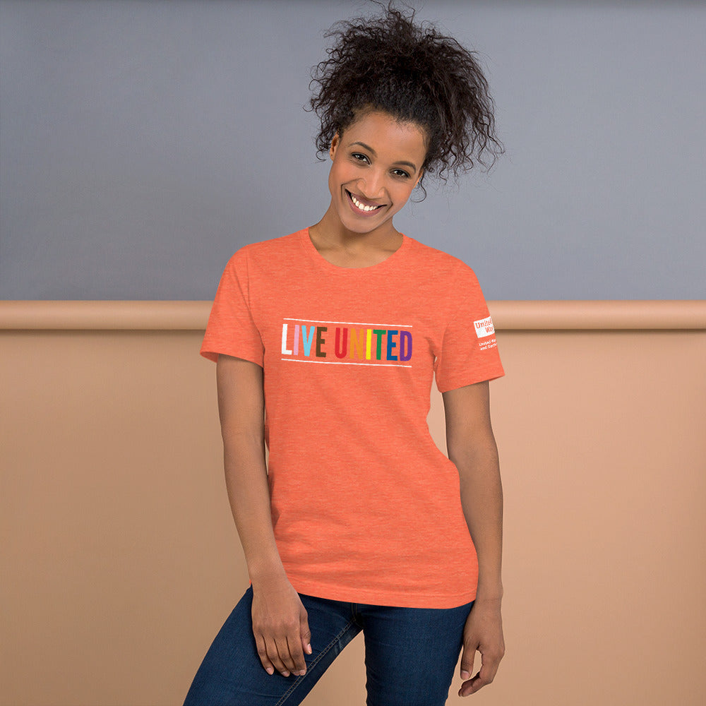 Live United Pride Unisex t-shirt