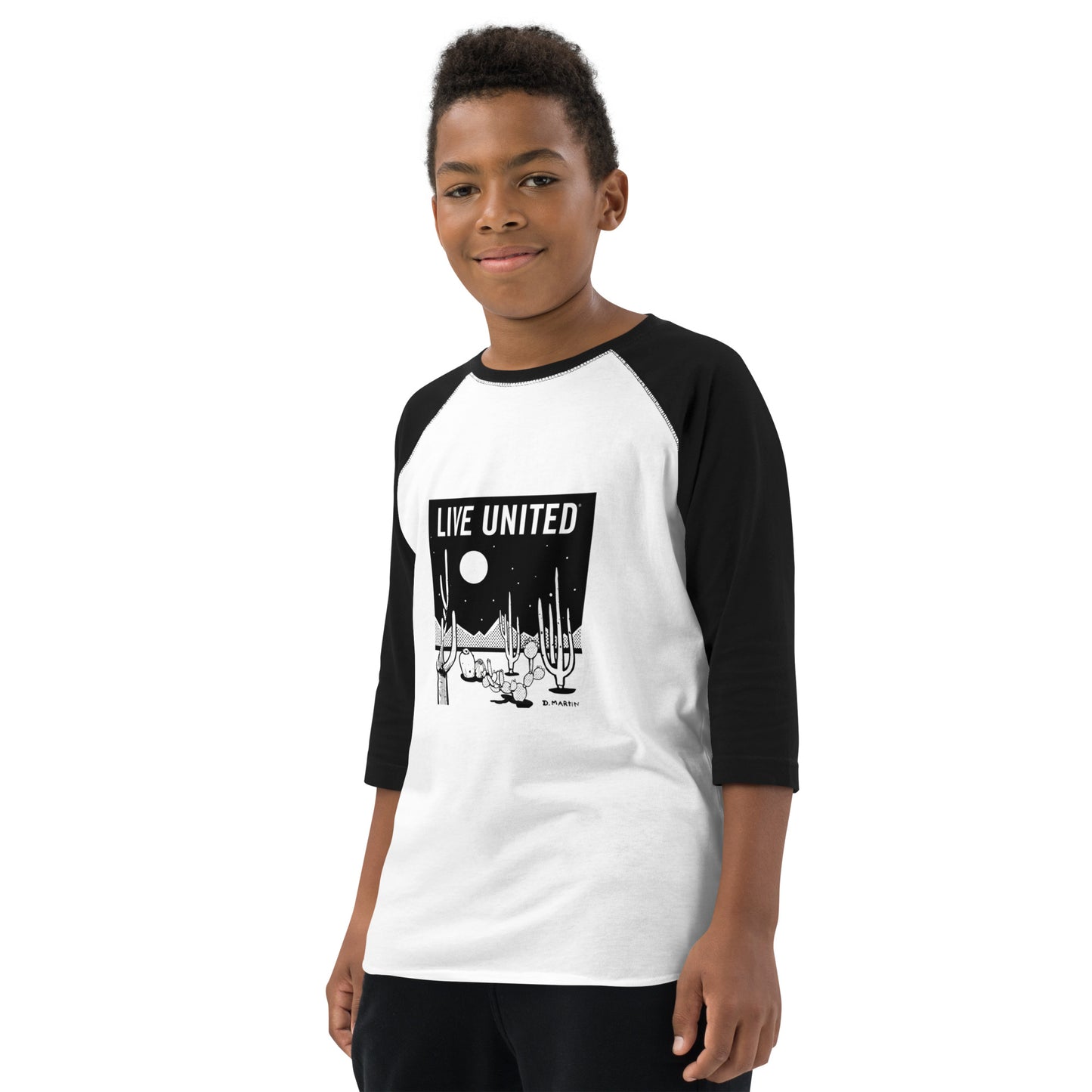 Danny Martin Live United Youth baseball shirt