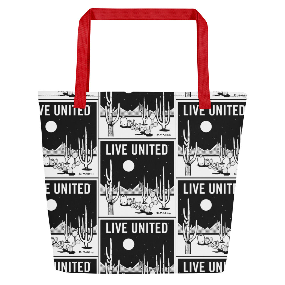 Employee All-Over Print Large Tote Bag
