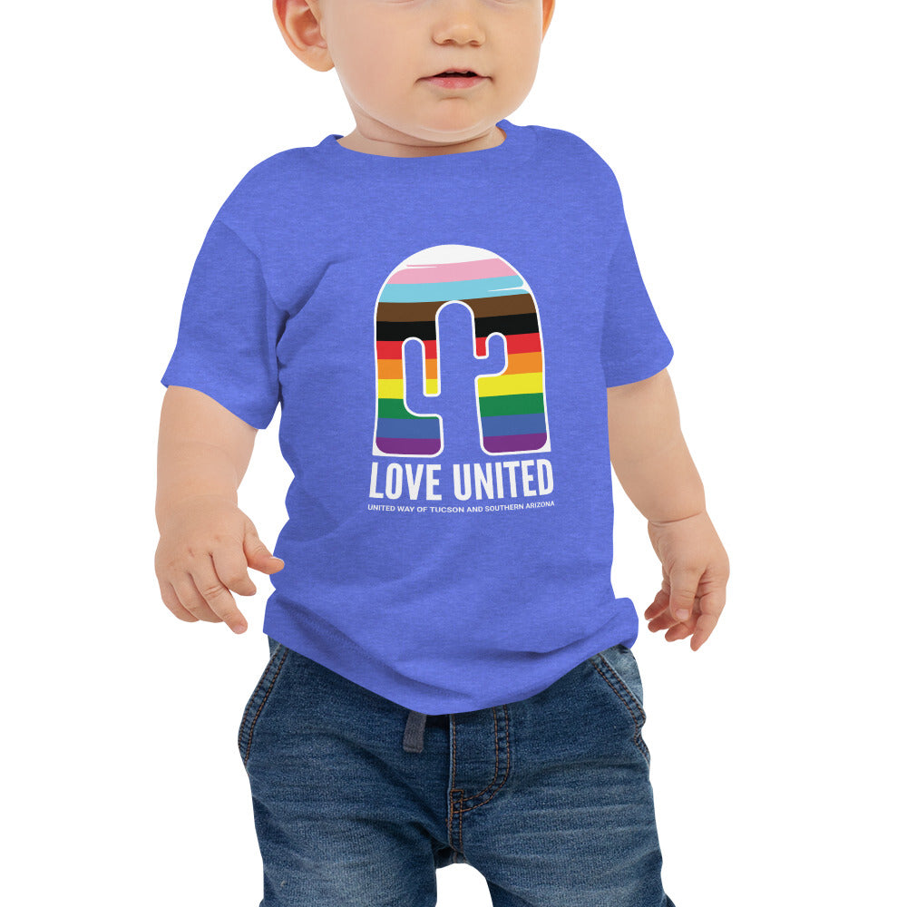 Love United Pride Baby Jersey Short Sleeve Tee