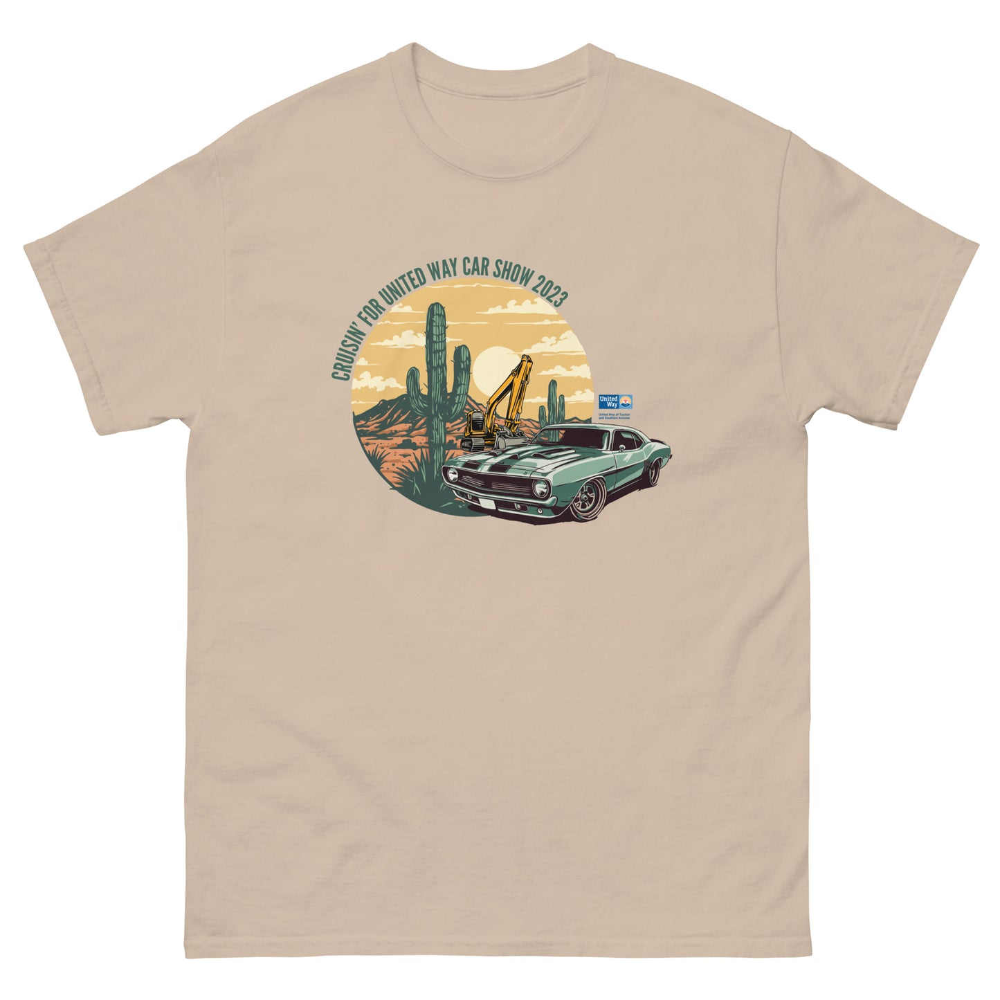 Crusin' for United Way 2023 Car Show Unisex Classic Tee