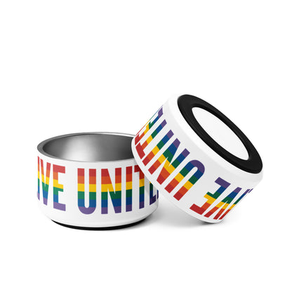 Live United Pride Pet bowl