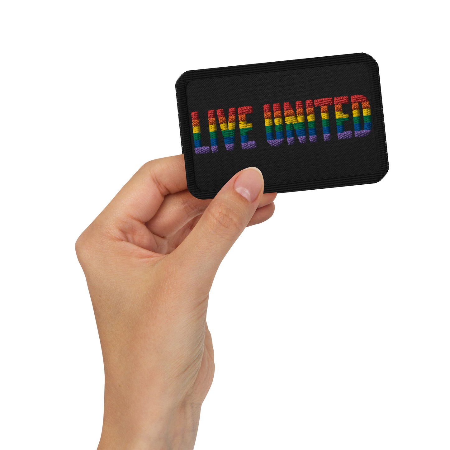 Pride Live United Embroidered patches