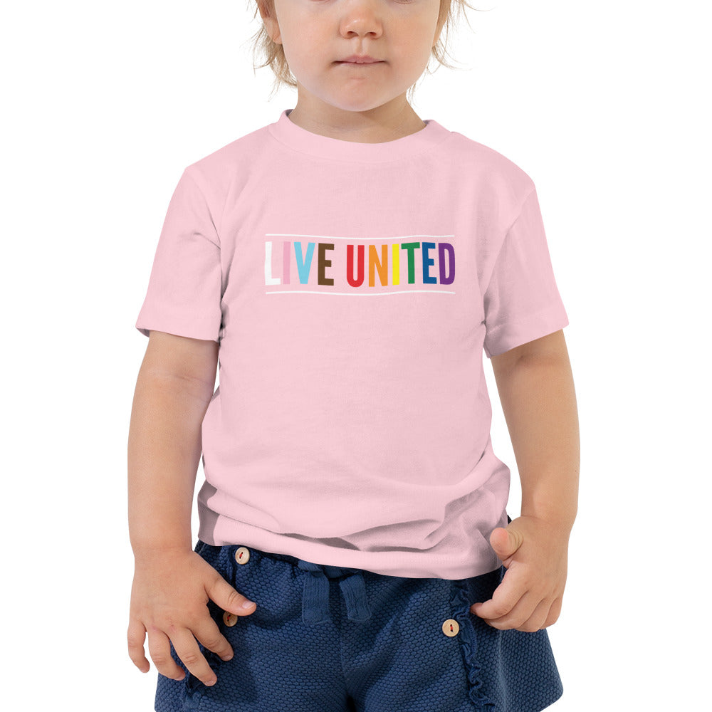 Live United Pride Toddler Short Sleeve Tee